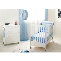 Lettino e Bagnetto Baby Expert Coccolo col. Bianco