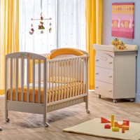 Lettino e Bagnetto Erbesi Baby col. Sbiancato