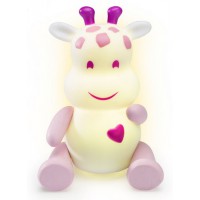 Lampada Pabobo Lumilove Savanoo Giraffa Bianco/Rosa