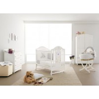 Lettino e Bagnetto Pali Baby Baby col. Bianco