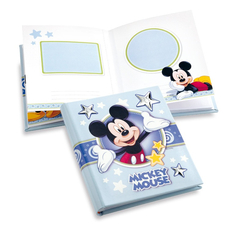 Album dei Ricordi Mickey Mouse:Album dei Ricordi Mickey Mouse Innocenti Argenti Azzurro D131 2C In Offerta