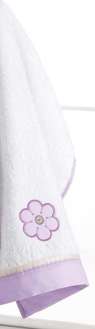 Asciugamano grande Erbesi Lilo & Giò Bianco Glicine In Offerta