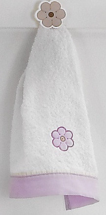 Asciugamano piccolo Erbesi Lilo & Giò Bianco Glicine
