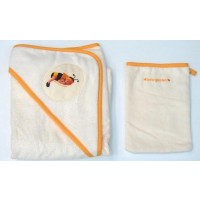 Accappatoio Neonato Anne Geddes Baby Bee Arancione