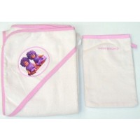 Accappatoio Neonato Anne Geddes Canterbury Rosa