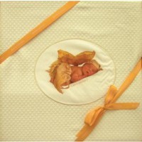 Copertina Lettino Anne Geddes in Piquet Fairies col. Beige