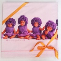 Lenzuola Lettino Set 3 Pezzi Anne Geddes Canterbury col. Rosa