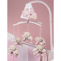 Giostrina da lettino con Carrillon Picci Bibi Cod. 145A.39 Var 01 Rosa
