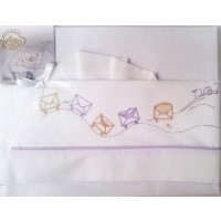 Lenzuola Culla Fantasy Linea Trenino TVB Set 3pz col. Bianco