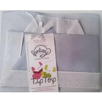 Lenzuola Culla Fantasy Linea Tip Top Perla Set 3pz col. Grigio