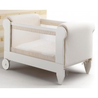 Lettino Mibb Pashà Trasformabile Bianco 