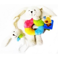 Peluche con Portasucchietto Plush & Company  Coniglietto 