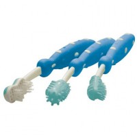 Massaggiagengive Spazzolini Nuby - Set 3 Spazzolini col. Azzurro