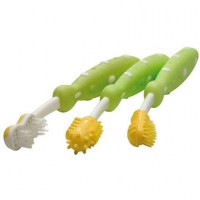Massaggiagengive Spazzolini Nuby - Set 3 Spazzolini col. Verde