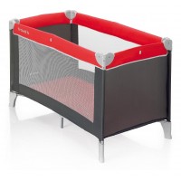 Lettino da Viaggio Brevi Travel B art.610 Rosso Grigio 374