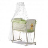 Culla Trasformabile con Zanzariera Winnie The Pooh Doimo City Line Cod. ZWWCL110