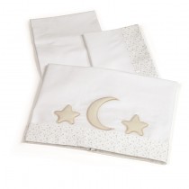 Lenzuola Lettino Love Deluxe:Lenzuola Lettino Love Deluxe Billo e Pallina Tortora In Offerta