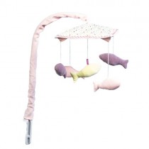 Giostrina Da Lettino Con Carrillon Picci Marlin color Rosa in Offerta