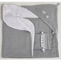 Set Bagnetto Vega - DiliBest - colore Bianco Grigio SCONTATO