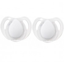 Succhietti Ortodontico Tommee Tippee Tettarella in Lattice 2pz  Bianco