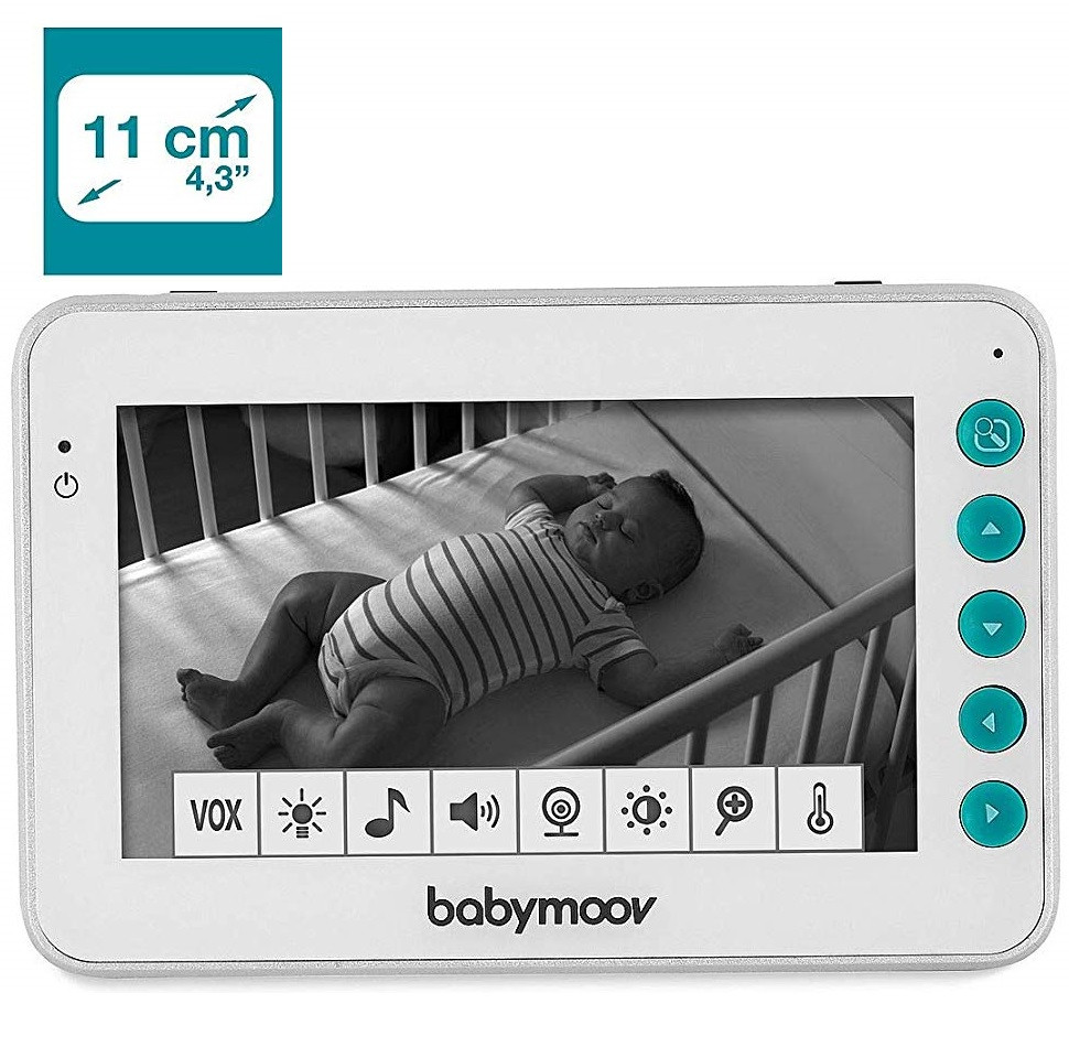 Video Monitor Babymoov Babyphone Yoo-Moov Telecamera Motorizzata 360°