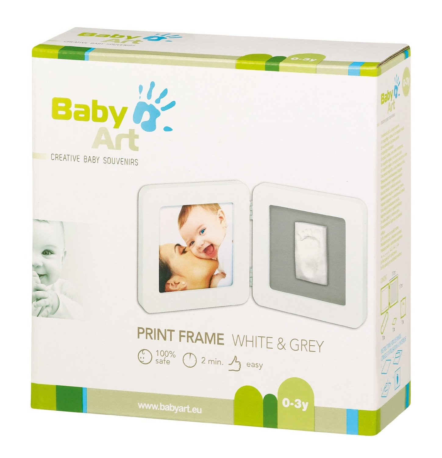 Baby Art Print Frame colore Bianco