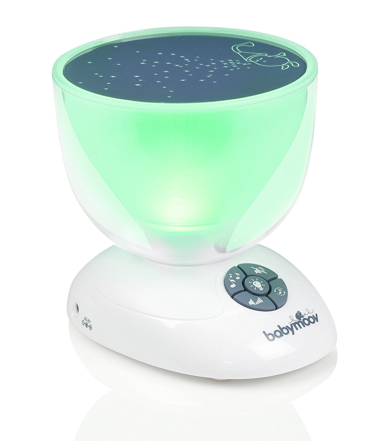 Babymoov Project'light Luce Antipaura per Cameretta con Carillon Ninnananna, Bianco