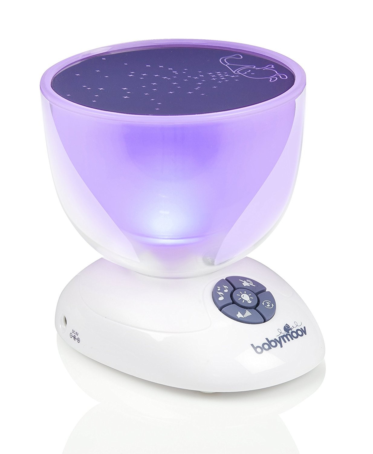 Babymoov Project'light Luce Antipaura per Cameretta con Carillon Ninnananna, Bianco