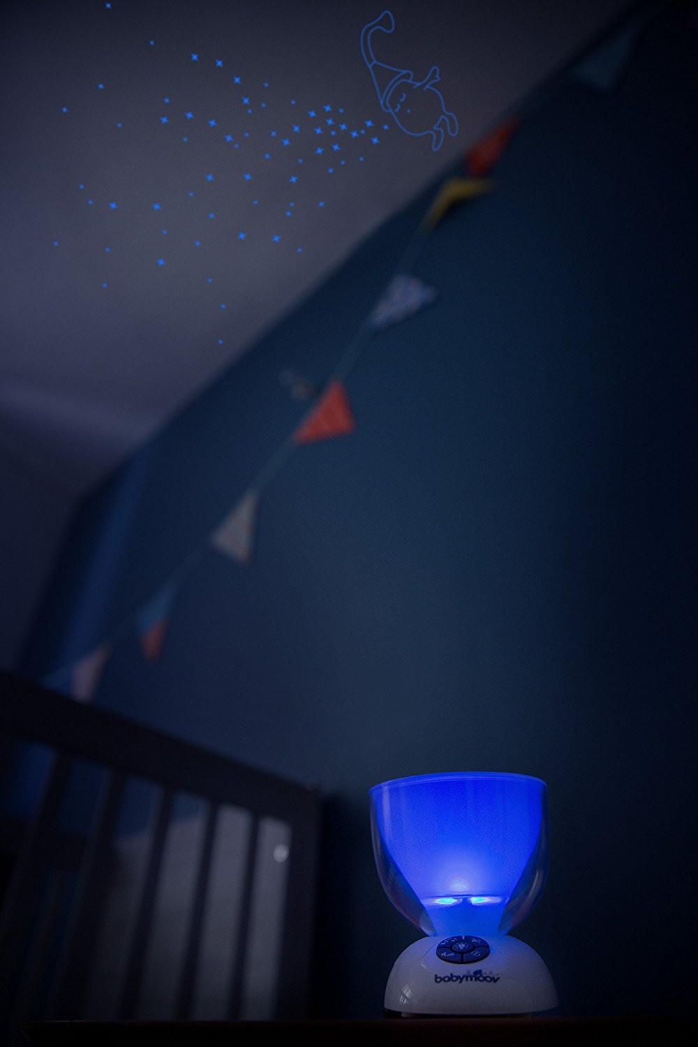 Babymoov Project'light Luce Antipaura per Cameretta con Carillon Ninnananna, Bianco