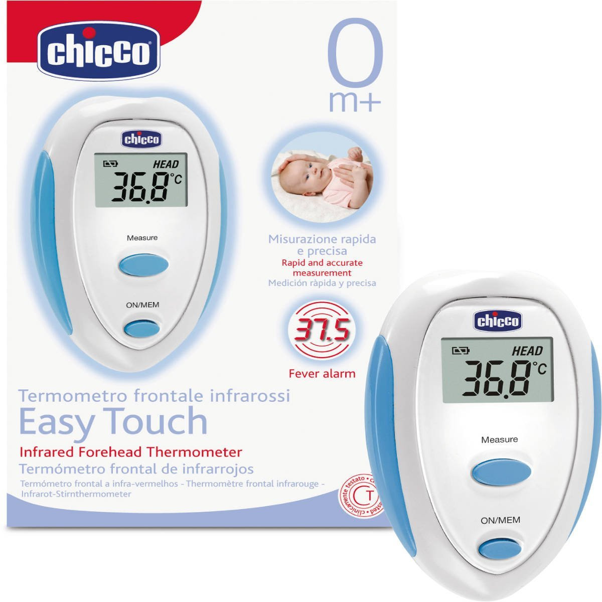 Termometro Chicco Easy Touch Frontale a Contatto